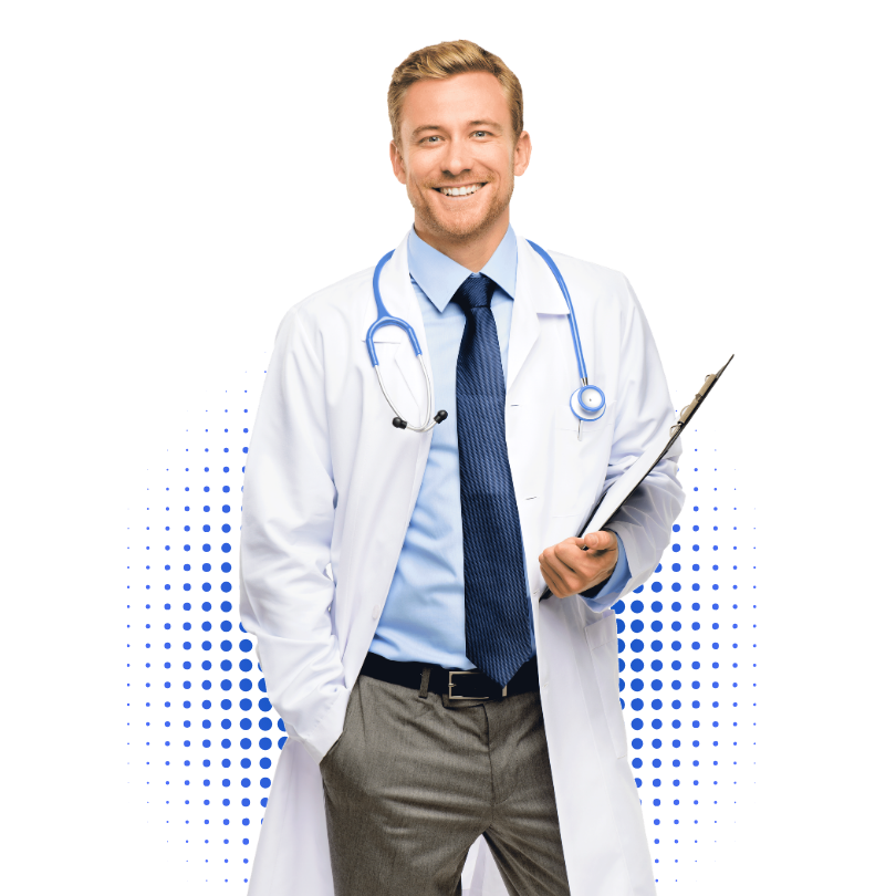 Médico representando atendimento profissional em plano de saúde SulAmérica